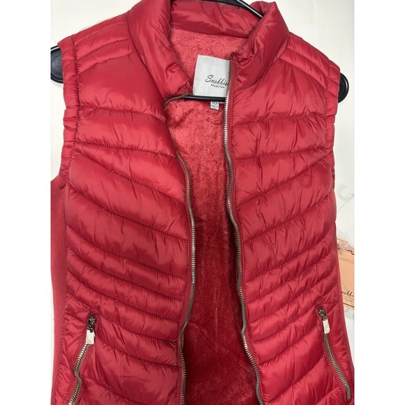 Snobbish Collection Womens Size Small Puffer Vest 20 1/2 In Long Fall Winter - Picture 7 of 12